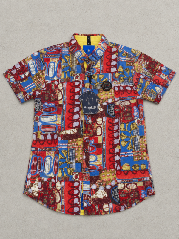 UrbanKids Mosaic Fusion Statement Shirt