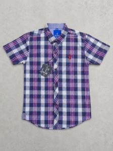 UrbanKids Berry Check Shirt