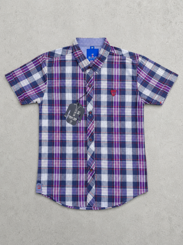 UrbanKids Berry Check Shirt