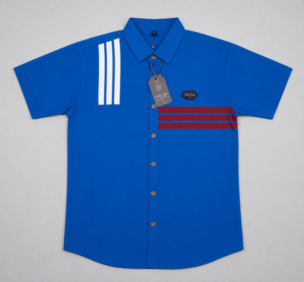UrbanKids Royal Stripe Accent Shirt