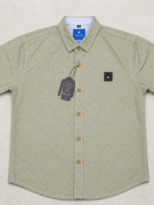 UrbanKids Sage Dot Classic Shirt
