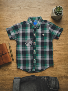 UrbanKids Forest Plaid Shirt