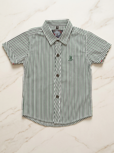 UrbanKids Emerald Stripe Shirt