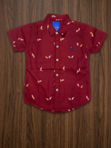 UrbanKids Crimson Leaf Shirt